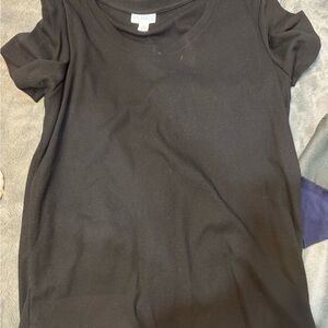 LuLaRoe dream Black Short Sleeve Tee